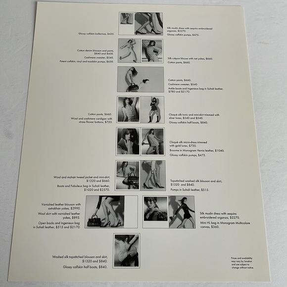 Luis Vuitton Vintage Rare Authentic Catalog Catalogue Pre-fall 2003 - Picture 6 of 7